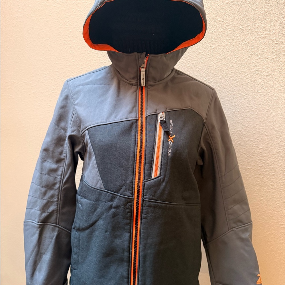 ZeroXposur Kids Jacket - Gray and Orange